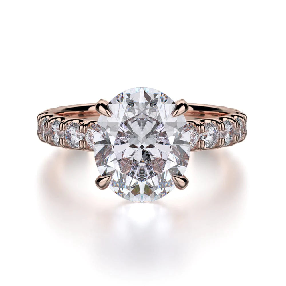 MICHAEL M Engagement Rings 18K Rose Gold Crown R731-3 R731-3RG