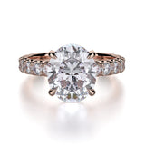 MICHAEL M Engagement Rings 18K Rose Gold Crown R731-3 R731-3RG