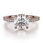 MICHAEL M Engagement Rings 18K Rose Gold Crown R749-1.5 R749-1.5RG