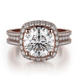 MICHAEL M Engagement Rings 18K Rose Gold Defined R755-2 R755-2RG