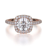 MICHAEL M Engagement Rings 18K Rose Gold Europa R539S-1 R539S-1RG