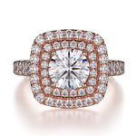 MICHAEL M Engagement Rings 18K Rose Gold Loud R719-1.5 R719-1.5RG