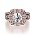 MICHAEL M Engagement Rings 18K Rose Gold Loud R720-2 R720-2RG
