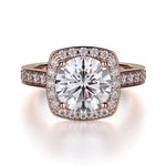 MICHAEL M Engagement Rings 18K Rose Gold Love R378-2 R378-2RG