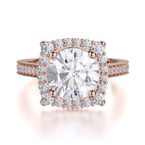 MICHAEL M Engagement Rings 18K Rose Gold Love R696-2 R696-2RG