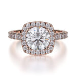 MICHAEL M Engagement Rings 18K Rose Gold Monaco R615-1.5 R615-1.5RG