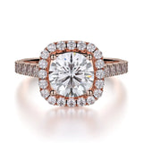 MICHAEL M Engagement Rings 18K Rose Gold Monaco R615-2 R615-2RG