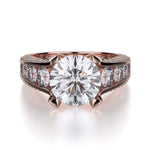 MICHAEL M Engagement Rings 18K Rose Gold Stella R388-2 R388-2RG