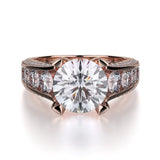 MICHAEL M Engagement Rings 18K Rose Gold Stella R388-2 R388-2RG