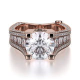 MICHAEL M Engagement Rings 18K Rose Gold Strada R302-2 R302-2RG