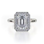 MICHAEL M Engagement Rings 18K White Gold Bold R728-2.5 R728-2.5WG