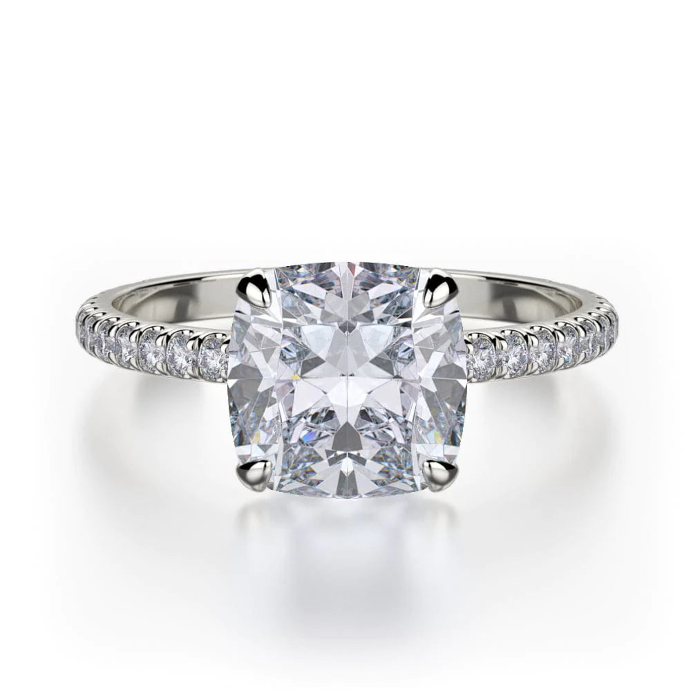 MICHAEL M Engagement Rings 18K White Gold Crown R724-1.5 R724-1.5WG