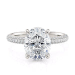 MICHAEL M Engagement Rings 18K White Gold Crown R796-3 R796-3