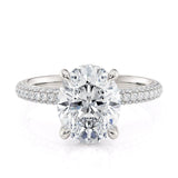 MICHAEL M Engagement Rings 18K White Gold Crown R796-3 R796-3