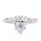 MICHAEL M Engagement Rings 18K White Gold Crown R798-2 R798-2
