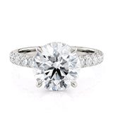 MICHAEL M Engagement Rings 18K White Gold Crown R799-3 R799-3