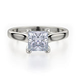 MICHAEL M Engagement Rings 18K White Gold Europa R524-1 R524-1WG