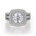 MICHAEL M Engagement Rings 18K White Gold Loud R720-2 R720-2WG