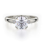 MICHAEL M Engagement Rings 18K White Gold Love R516-1 R516-1WG
