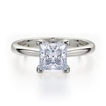 MICHAEL M Engagement Rings 18K White Gold Love R518-1 R518-1WG