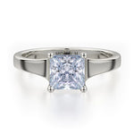 MICHAEL M Engagement Rings 18K White Gold Love R522-1 R522-1WG