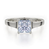 MICHAEL M Engagement Rings 18K White Gold Love R522-1 R522-1WG