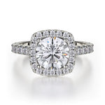 MICHAEL M Engagement Rings 18K White Gold Monaco R615-1.5 R615-1.5WG