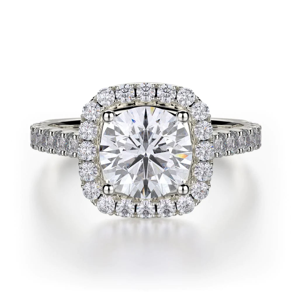 MICHAEL M Engagement Rings 18K White Gold Monaco R615-2 R615-2WG