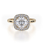 MICHAEL M Engagement Rings 18K Yellow Gold Bold R721-1.5 R721-1.5YG