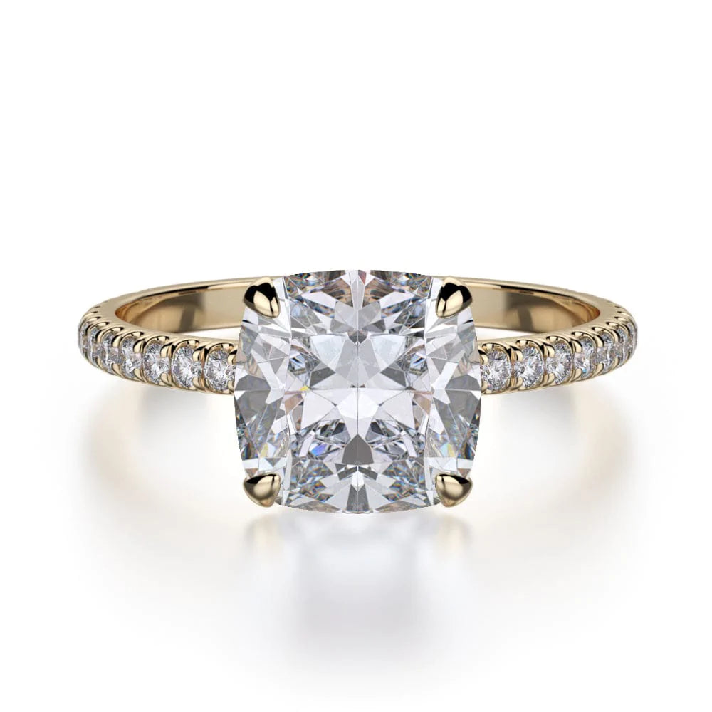 MICHAEL M Engagement Rings 18K Yellow Gold Crown R724-1.5 R724-1.5YG