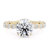 MICHAEL M Engagement Rings 18K Yellow Gold Crown R790-2