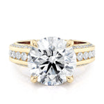 MICHAEL M Engagement Rings 18K Yellow Gold Crown R797-4 R797-4