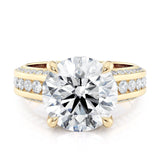 MICHAEL M Engagement Rings 18K Yellow Gold Crown R797-4 R797-4