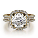 MICHAEL M Engagement Rings 18K Yellow Gold Defined R755-2 R755-2YG