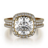 MICHAEL M Engagement Rings 18K Yellow Gold Defined R755-2 R755-2YG