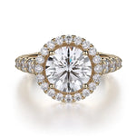 MICHAEL M Engagement Rings 18K Yellow Gold Europa R440L-2 R440L-2YG