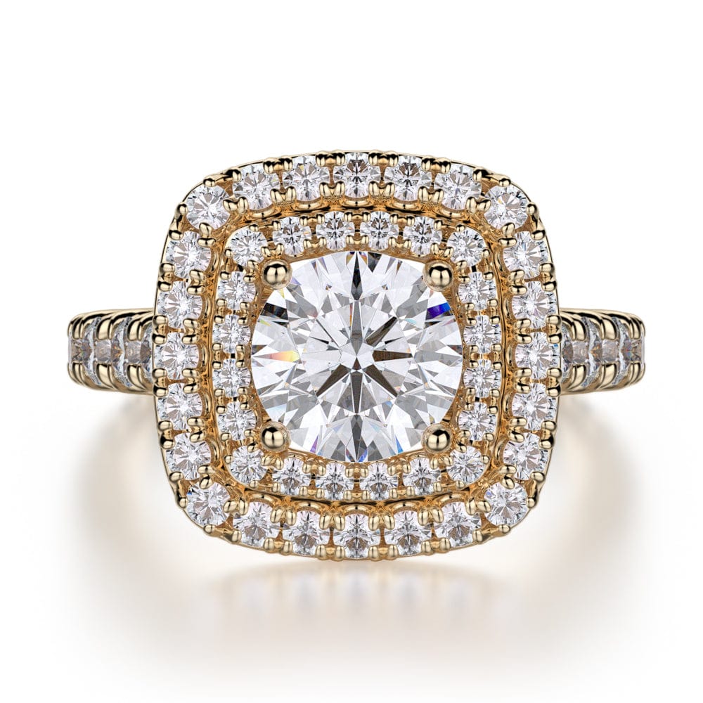 MICHAEL M Engagement Rings 18K Yellow Gold Loud R719-1.5 R719-1.5YG