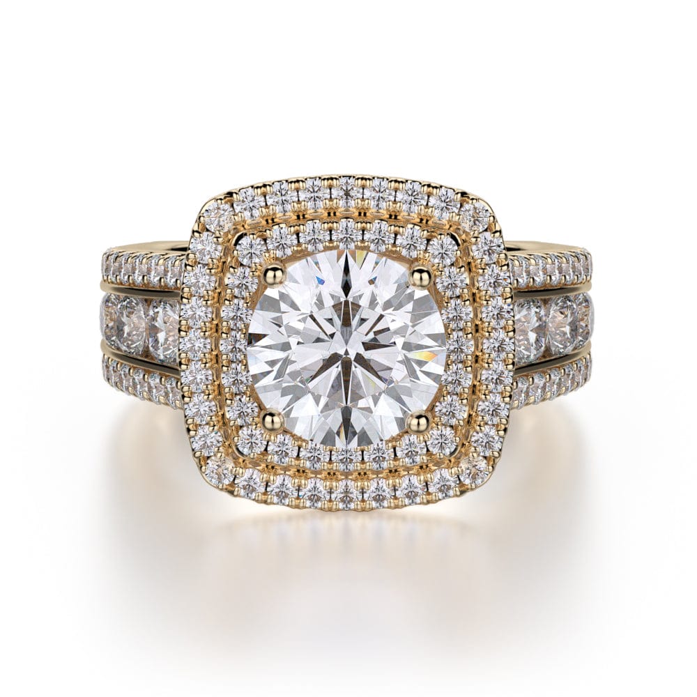 MICHAEL M Engagement Rings 18K Yellow Gold Loud R720-2 R720-2YG