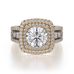 MICHAEL M Engagement Rings 18K Yellow Gold Loud R720-2 R720-2YG