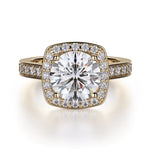 MICHAEL M Engagement Rings 18K Yellow Gold Love R378-2 R378-2YG
