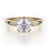 MICHAEL M Engagement Rings 18K Yellow Gold Love R516-1 R516-1YG