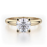 MICHAEL M Engagement Rings 18K Yellow Gold Love R517-1 R517-1YG