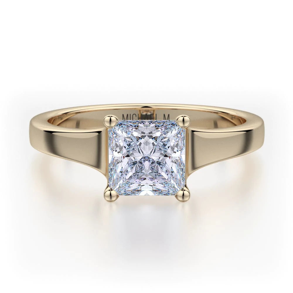 MICHAEL M Engagement Rings 18K Yellow Gold Love R522-1 R522-1YG