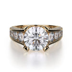 MICHAEL M Engagement Rings 18K Yellow Gold Stella R388-2 R388-2YG