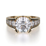 MICHAEL M Engagement Rings 18K Yellow Gold Stella R388-2 R388-2YG