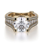 MICHAEL M Engagement Rings 18K Yellow Gold Strada R302-2 R302-2YG