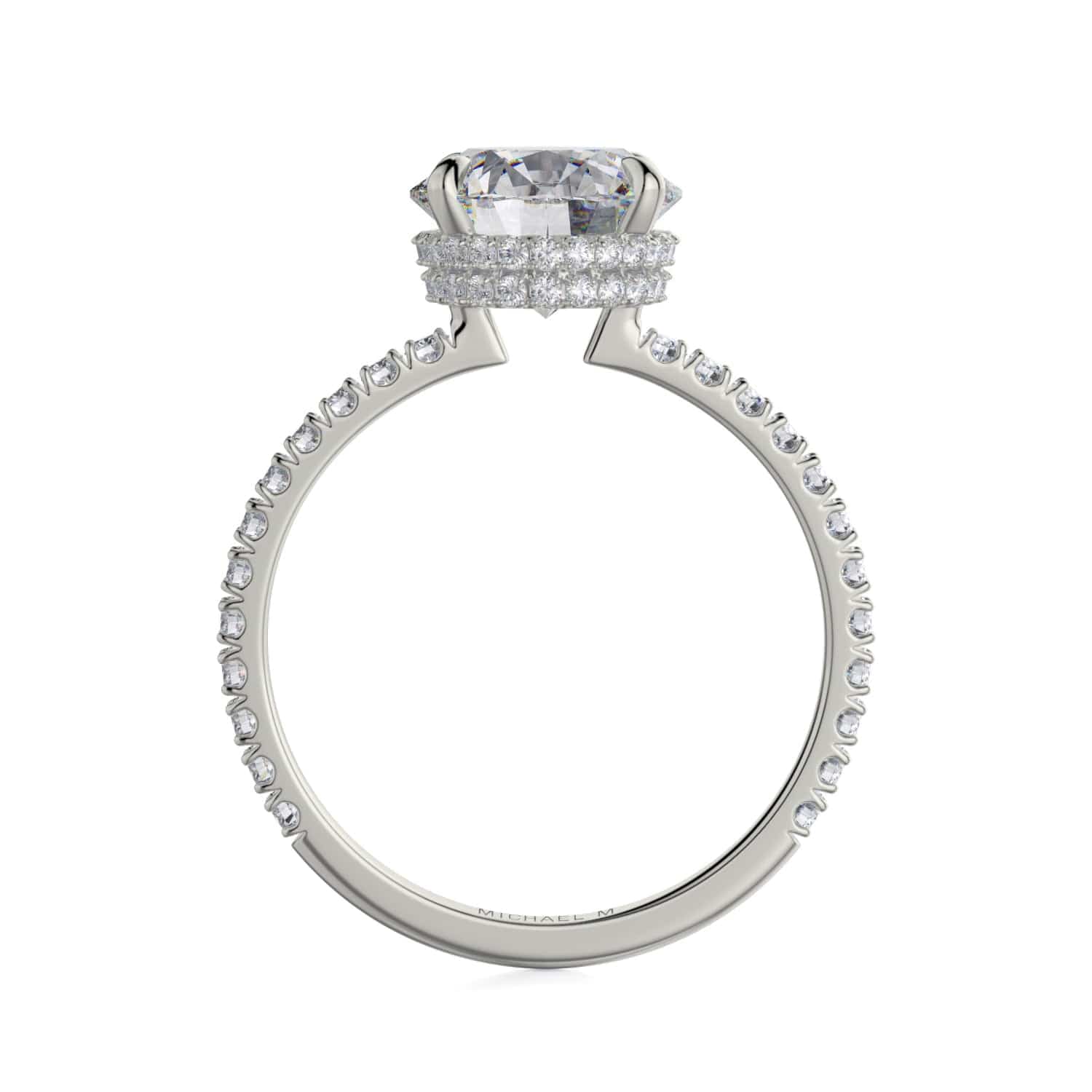MICHAEL M Engagement Rings Crown R745-2