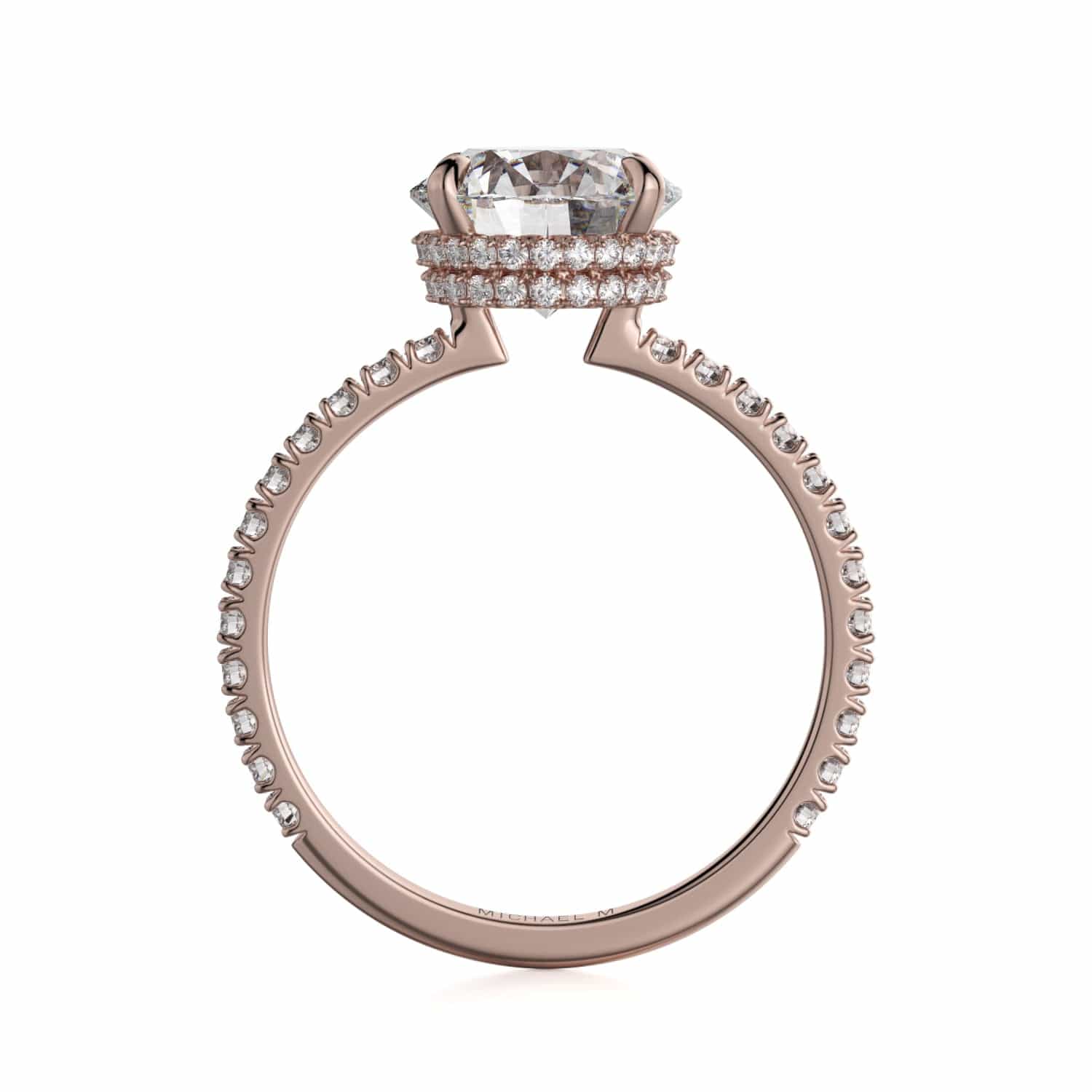 MICHAEL M Engagement Rings Crown R745-2