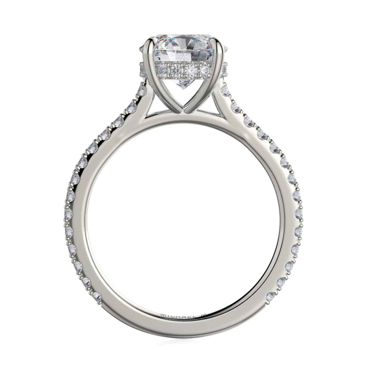 MICHAEL M Engagement Rings Crown R749-1.5
