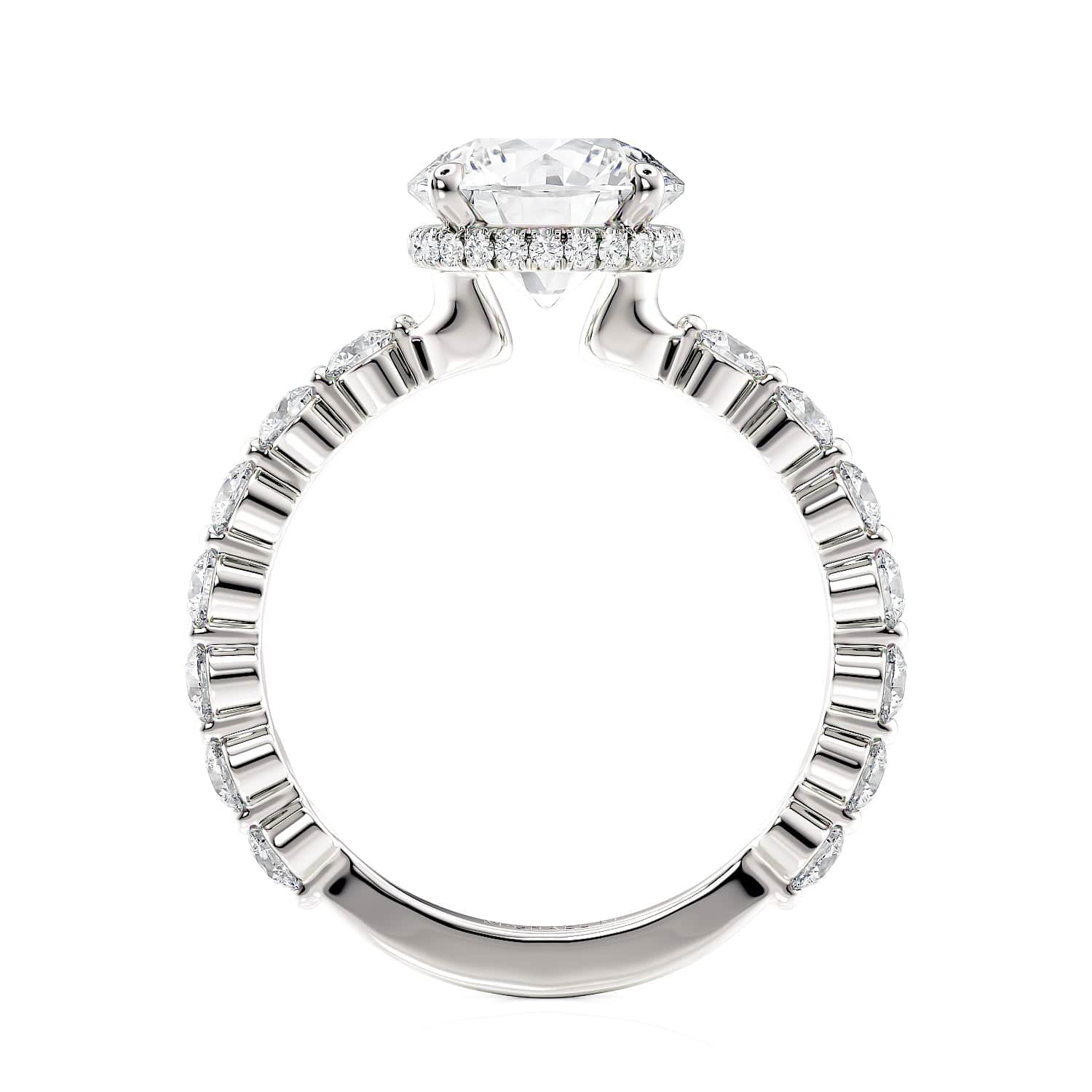 MICHAEL M Engagement Rings Crown R790-2